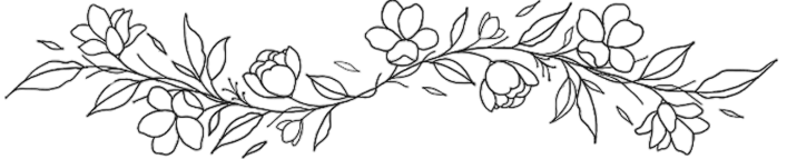 Elemento decorativo em forma de flor